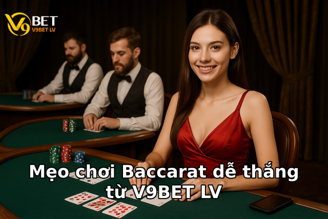 Mẹo chơi Baccarat dễ thắng từ V9BET LV